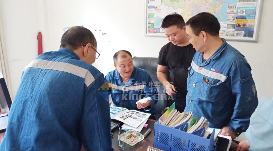精城特瓷赴四川某水泥廠現(xiàn)場勘察以及技術交流